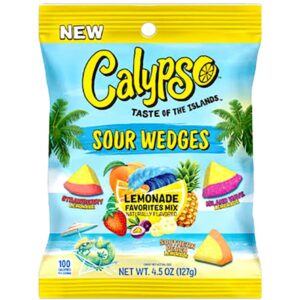 128544 Calypso Sour Wedges Lemonade 127GM 12PK