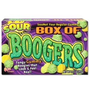 129435 FLIX Candy Sour Boogers Theatre Box 85GM 12PK