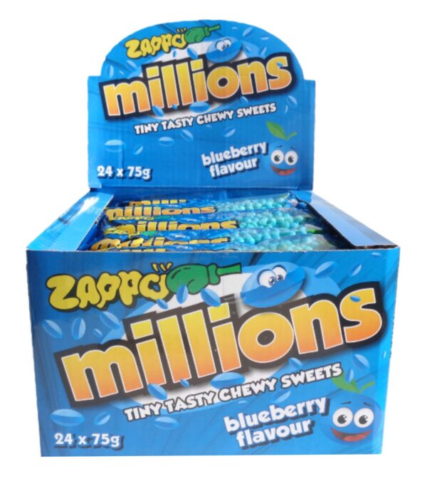 ZAPPO Million Blueberry 75GM 24PK