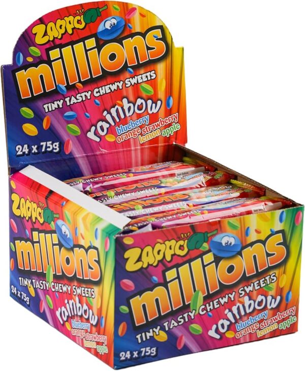 ZAPPO Million Rainbow 75GM 24PK