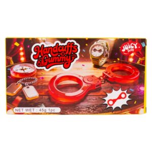 jj00111 JJ Handcuffs Gummy Theatre Box 45GM 12PK