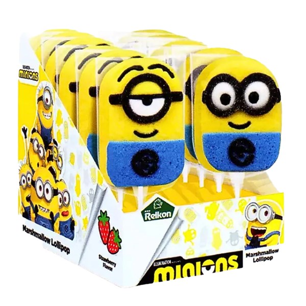 Minions Marshmallow Pops 45GM 12PK