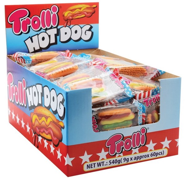 Trolli Hot Dog 9GM 60PK