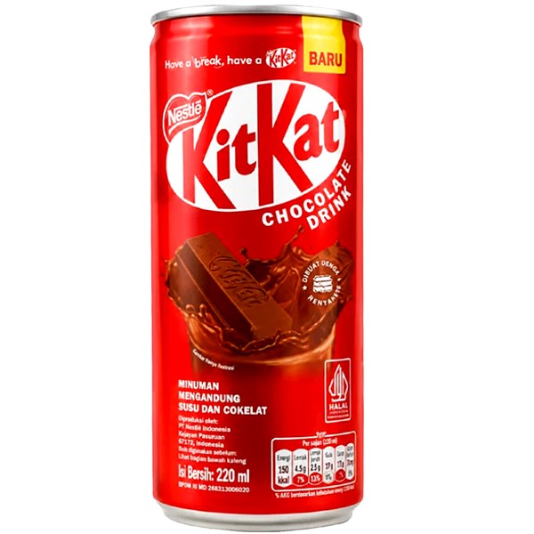 129893 KIT KAT Chocolate Drink 220mls 24PK