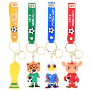 Keychain World Cup 4 Assorted Models 24PK