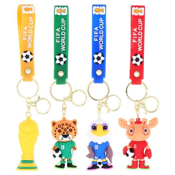 Keychain World Cup 4 Assorted Models 24PK