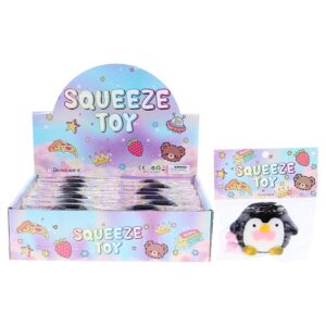 Squishy Squeeze Animal Penguin 16PK