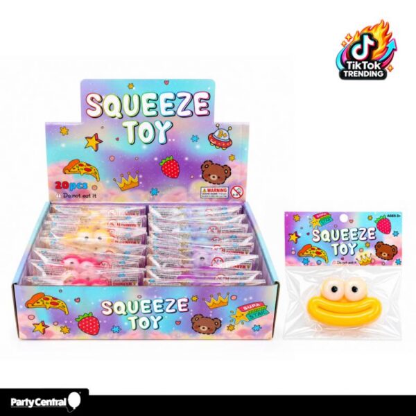 Squishy Squeeze Animal Frog Googly Eye 20PK