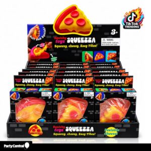 Squishy Squeeze Food Pizza Slices 18PK