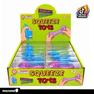 Squishy Squeeze Animal Dog 12PK