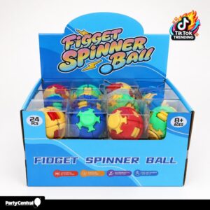 298560 Fidget Spin & Press Ball 24PK
