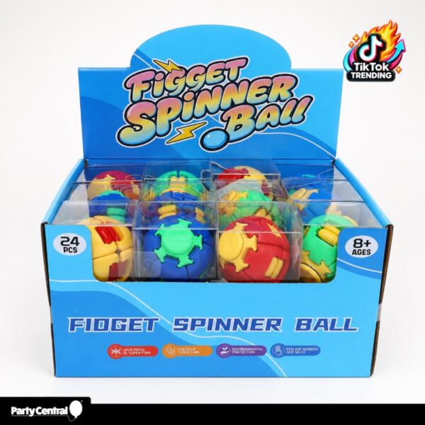 Fidget Spin & Press Ball 24PK