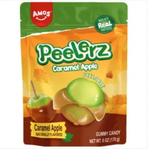 Amos Peelerz Caramel Apple Snacks 170GM 12PK