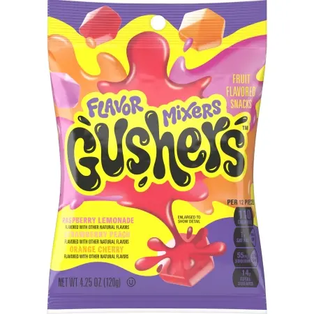 Gusher’s Flavours Mixers Fruit Snacks 120GM 8PK