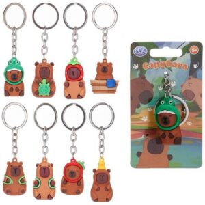 Squishy Squeeze Keychain Capybara Series 48PK