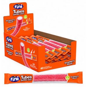 fi2141 FINI Sour Jumbo Strawberry Bars 50GM 40's