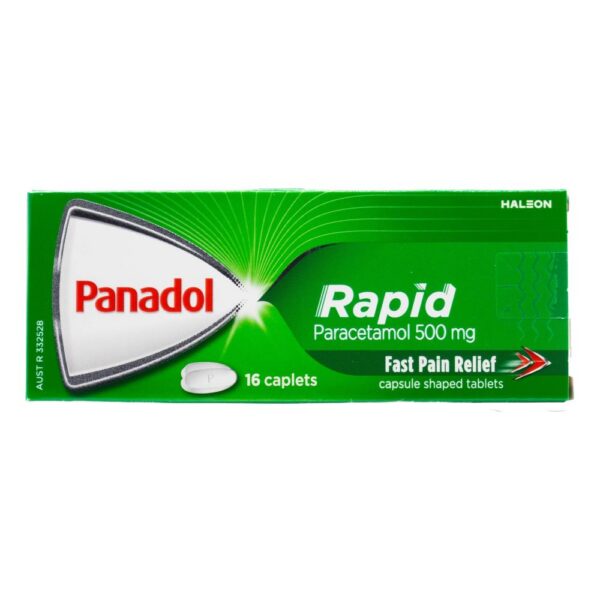 PANADOL PK16 CAPLETS RAPID PARACETAMOL 500mg 24 INNER