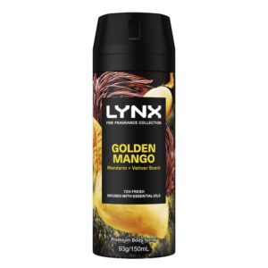 w_64354404 LYNX Body Spray Golden Mango Mandarin 93GM/150ml 6PK