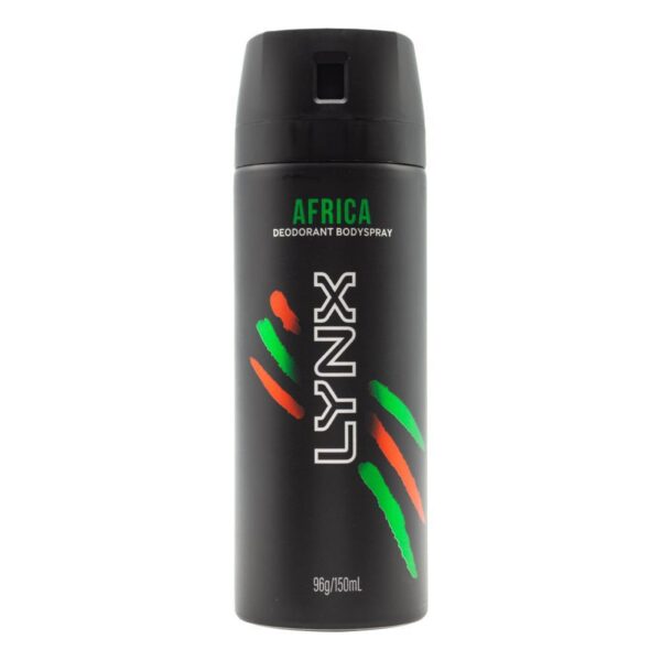 LYNX Body Spray Africa 96GM/150ml 6PK