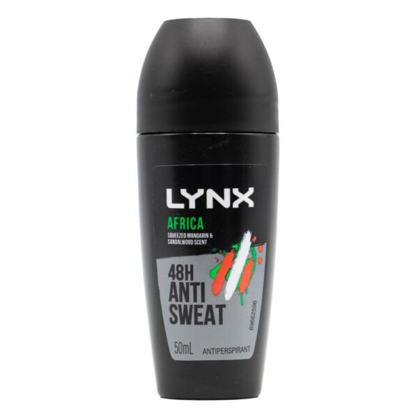 LYNX 50mL ANTIPERSPIRANT ROLL ON AFRICA 6PK